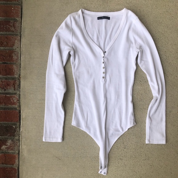 Abercrombie & Fitch Tops - || A&F || Henley Bodysuit
